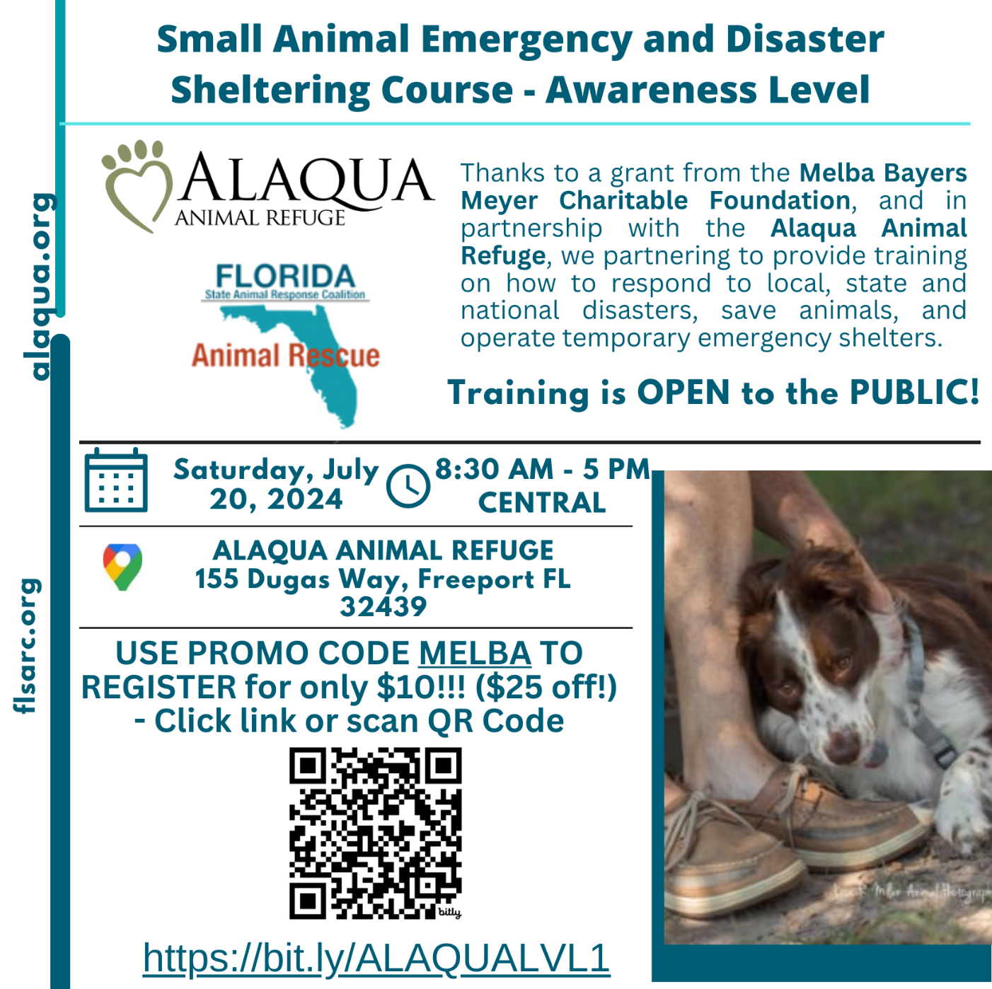 Pet Sheltering Training Flyer