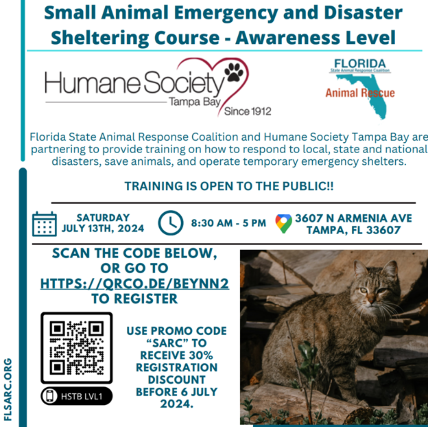 Pet Sheltering Training Flyer